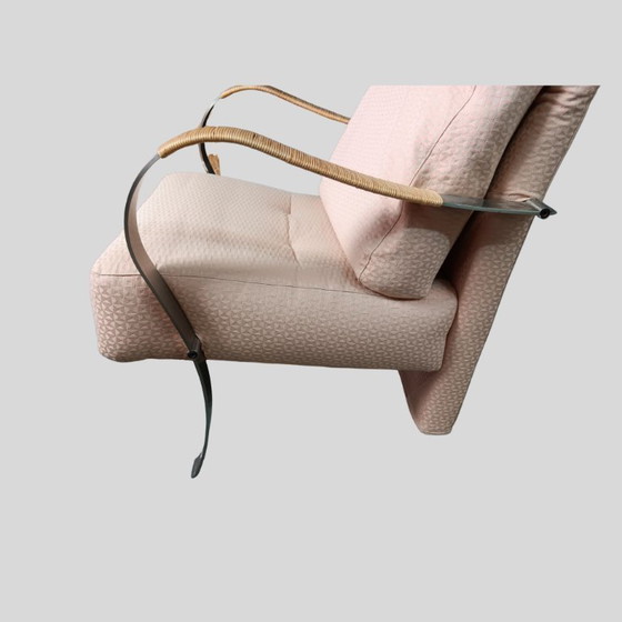 Image 1 of ¡Precioso en rosa! Precioso juego de tres sillones de los años 70.