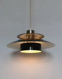 lampe vintage verte pendante design danois rétro