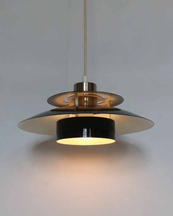 Image 1 of vintage green lamp hanging lamp Danish design retro