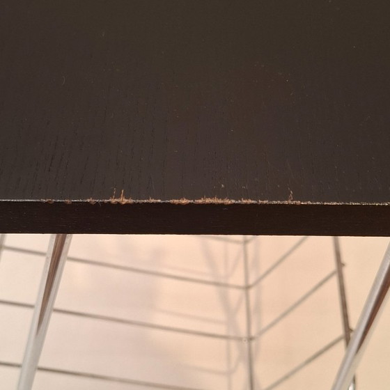 Tavolino vintage con portariviste integrato – Tavolini, Metal, Wood (photo 7 of 12)