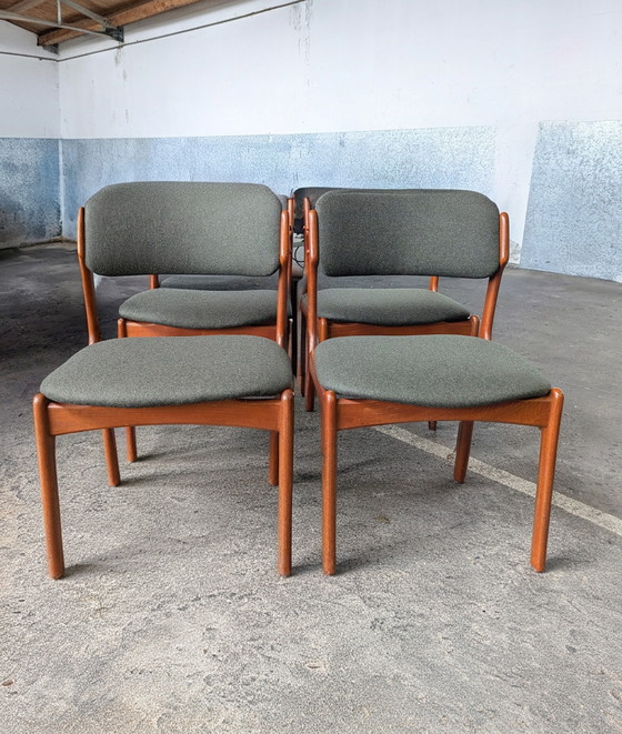 Image 1 of 4 sedie danesi - Erik Buch - O.D. Møbler