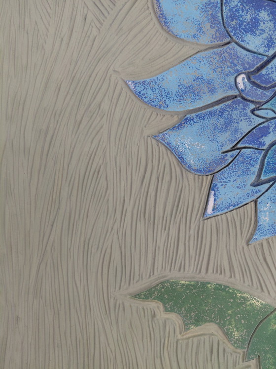 Image 1 of "THE STRONG BLUE DAHLIA" Gallery Suncorner