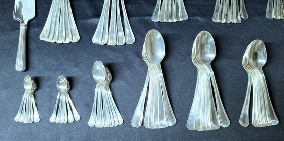 Image 1 of Christofle "Boréal" set di 149 pezzi in argento per la casa in confezione regalo