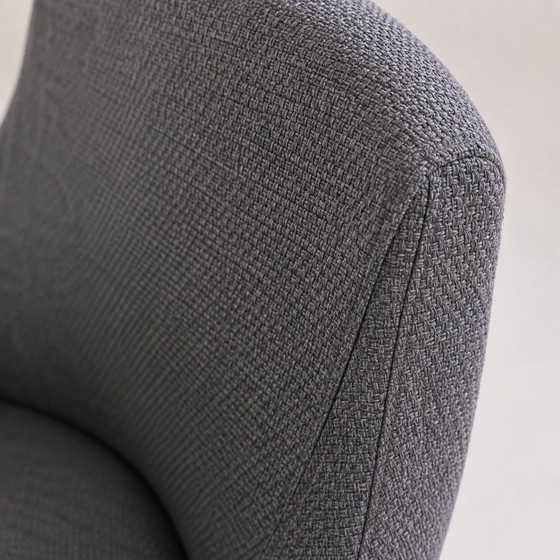 1960s Space Age Swivel Lounge Chair – Self-Return Tulip Base Aluminium – Swivel chairs, Textile (photo 7 of 7)