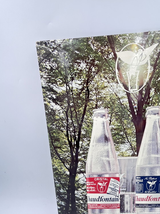 Image 1 of Werbung in Karton "Wasser Chaudfontaine".