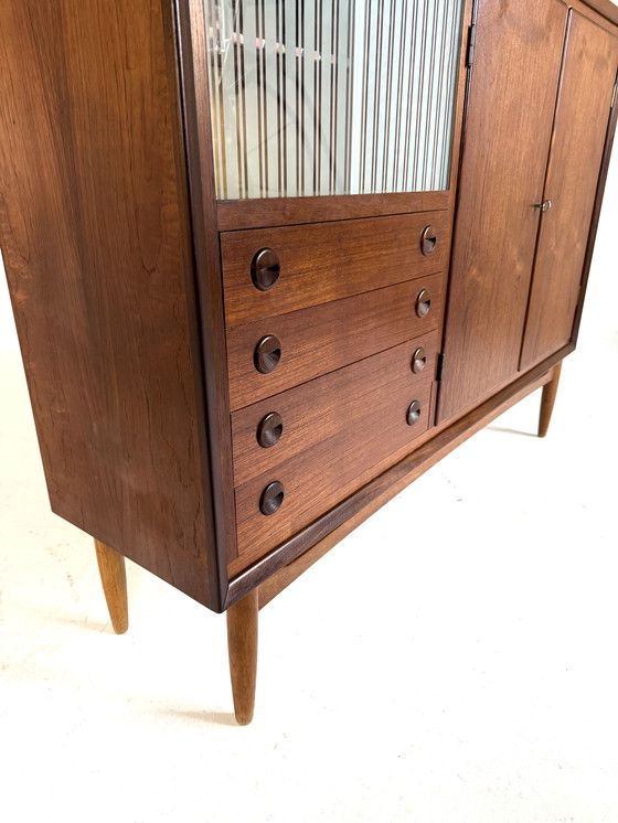 Image 1 of Credenza alta danese vintage in teak anni '60
