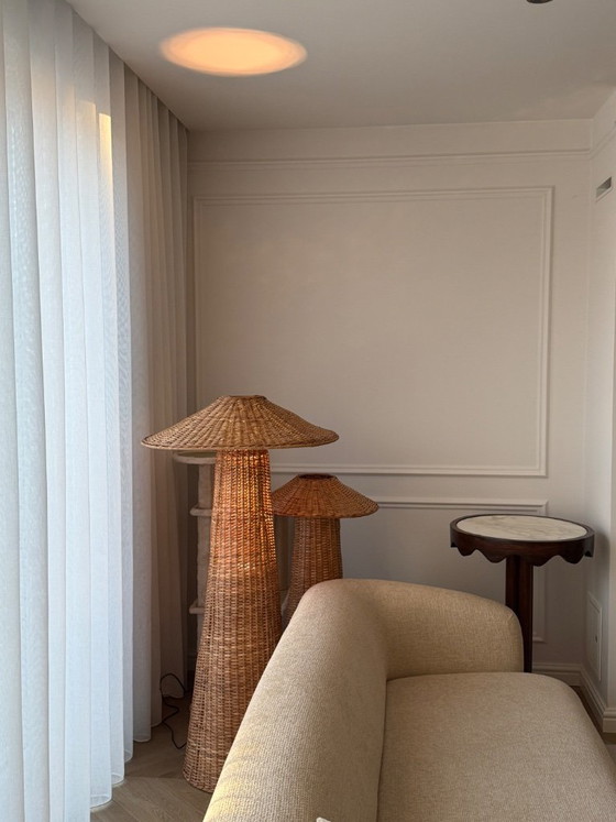 Set di lampade in rattan – Lampade da terra (photo 6 of 6)