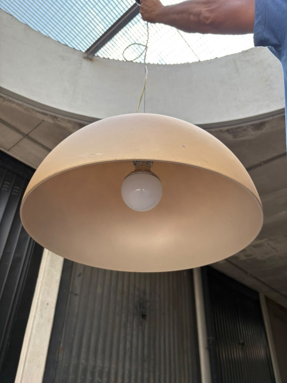 Vintage Italian Glass Pendant Lamp 1970s Mid Century Modern Space Age Ceiling Light – Lampade a sospensione (photo 4 of 10)
