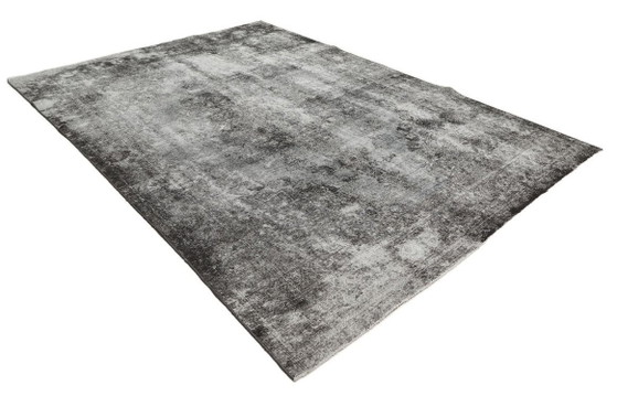 Image 1 of Tapis d'art vintage noué à la main 227x333