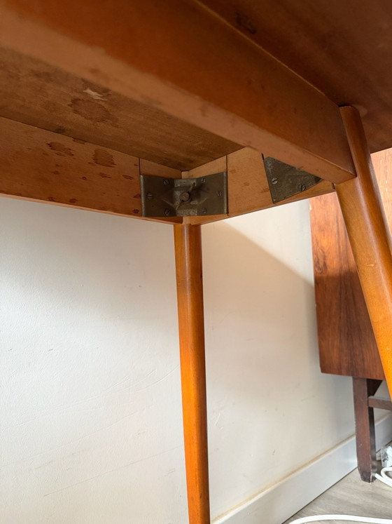 Tavolino Mid Century su Ruote, Tavolini, Legno, Marrone (foto 6 di 6)
