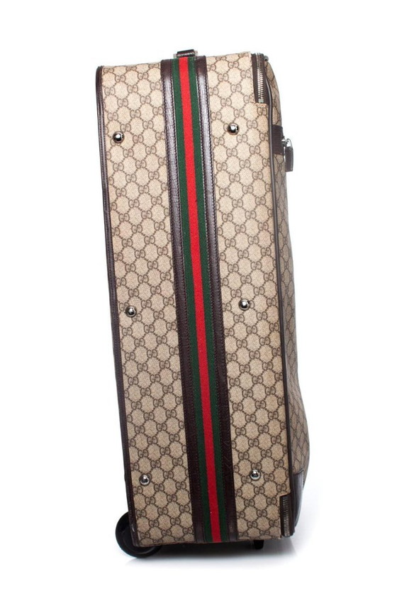 Image 1 of Gucci, GG-Canvas-Koffer in Braun