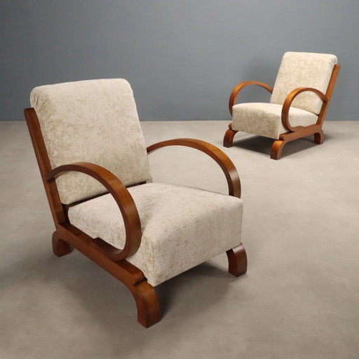 Art-déco-Sessel aus den 1920er und 1930er Jahren