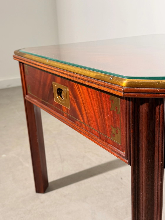 The Great Eastern Mahogany Side Table – Liverpool 1811 – Glass (photo 4 of 7)