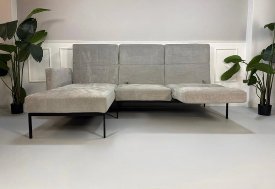 Image 1 of Brühl Roro Soft Sofa Stoff Grau Garnitur Schlafsofa Ecksofa