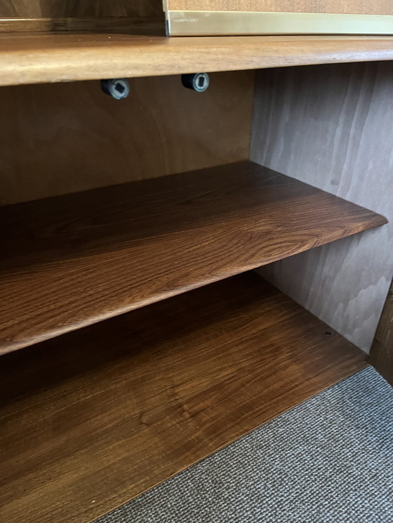 Image 1 of Vintage houten opbergkast, uit de jaren 60.