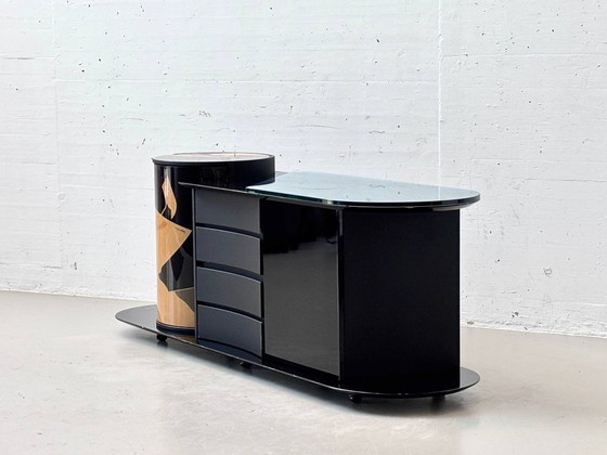 Meuble bar postmoderne de Carlo Malnati, Italie, 1990 – Buffet bas, Wood (photo 16 of 19)