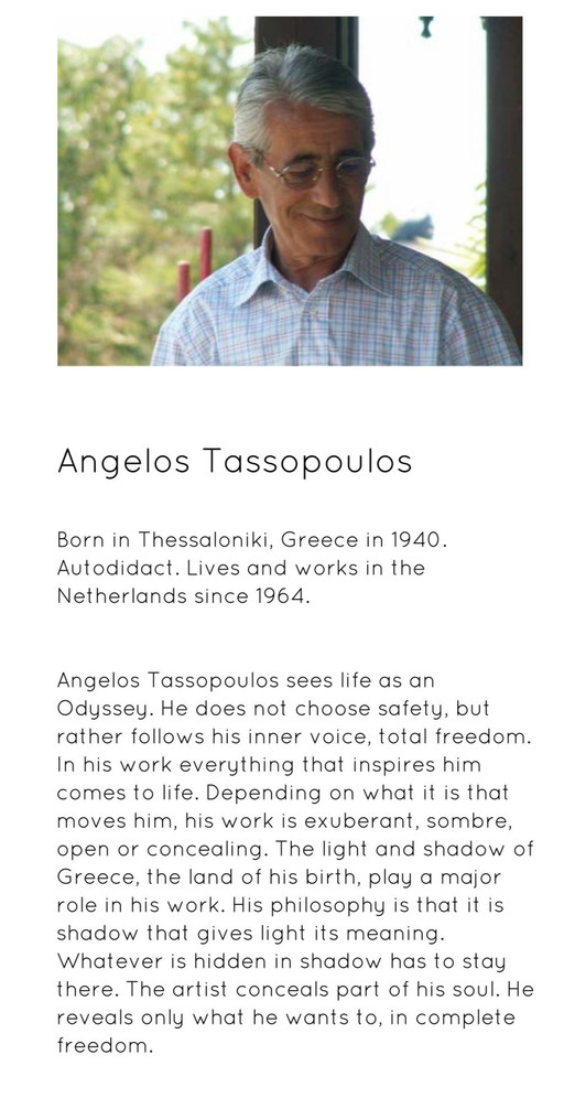 Triptyque (grand) d'Angelos Tassopoulus