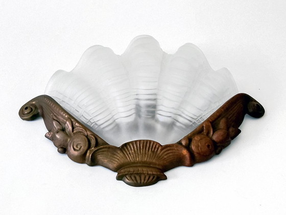 Image 1 of Art Deco wall lamps shells