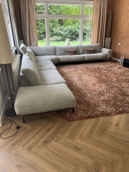Divano angolare con poltrona lunga Leolux Bellice Design – Prairie 97