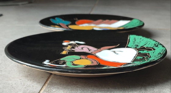 Image 1 of Pair of vintage Nabeul wall plates (1950s/60s)