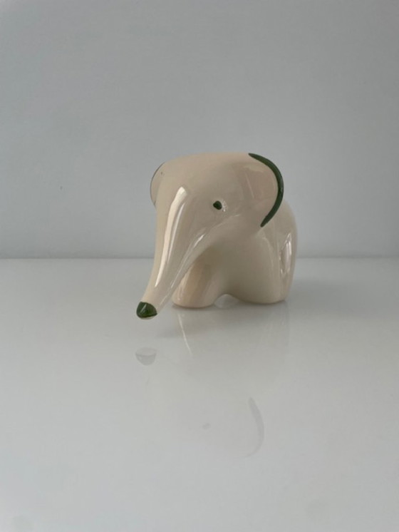 Image 1 of Retro ELKI ceramic elephant figurine