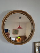 Miroir vintage style Space Age GILAC 1813 – années 1970 France
