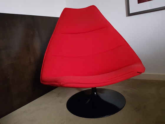 Image 1 of Artifort F510 Lounge Armchair With Matching Hocker