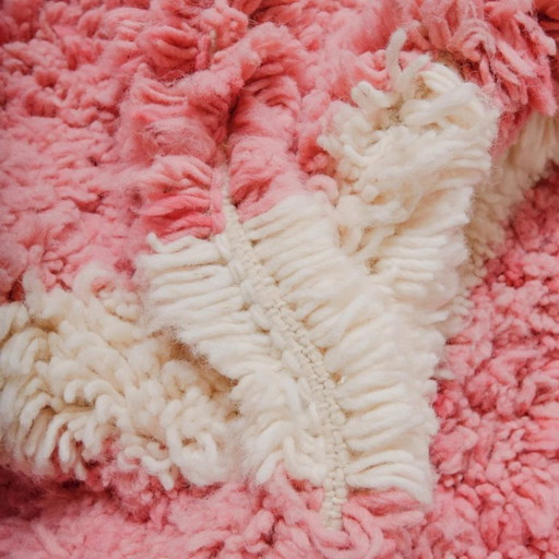Roze vloerkleed 250cm x 160cm voor de woonkamer – vloerkleden en tapijten, Wool (photo 2 of 7)