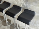 2x Lapalma LEM bar stool - Azumi - leather & chrome