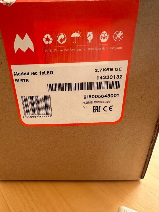 Image 1 of Marbul Recessed LED inbouw plafondspot NIEUW mat-zwart aluminium reflector