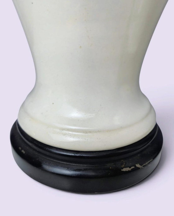 Set of Luxurious Japanese Chinoiserie Table lamps – Porcelain (photo 6 of 13)