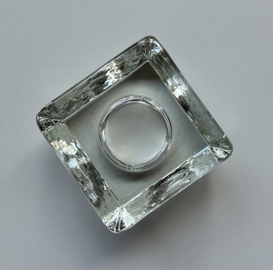 Vintage / brutalist glass tealight holder – Candle holders (photo 4 of 5)