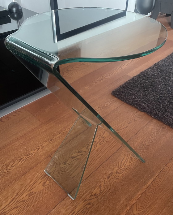 Image 1 of Glazen tafel, FIAM, Italië Maker Vittorio Livi