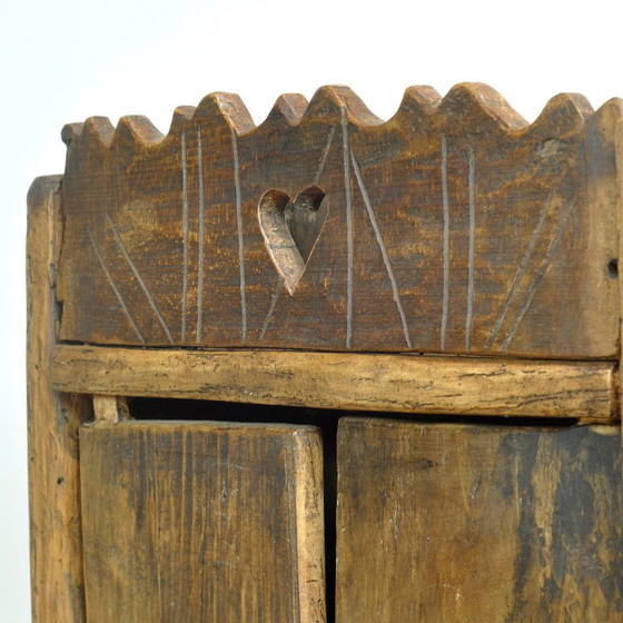 Cabinet d'art populaire roumain, vers 1950 – Meubles de rangement, Wood (photo 8 of 10)