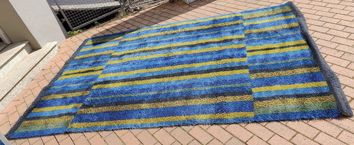 schwedischer Teppich, zugeschrieben von Rya, 70er Jahre