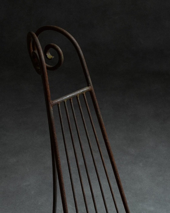 Image 1 of sedia e tavolo Spine nello stile di André Dubreuil.