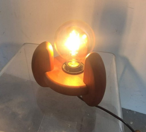 Lampe de table vintage brutaliste