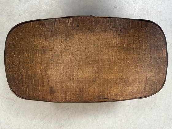 Image 1 of Boîte en bois ancienne - boîte à fromage