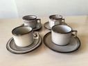 vaisselle vintage Poterie De Driehoek Huizen - série Amsterdam Grès