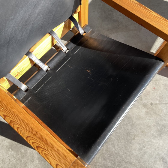 Image 1 of Rare chaise facile scandinave vintage Safari, 1970