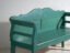 Antique green painted bench in pine wood – Central Europe, circa 1910 – Benches (photo 19 of 40)