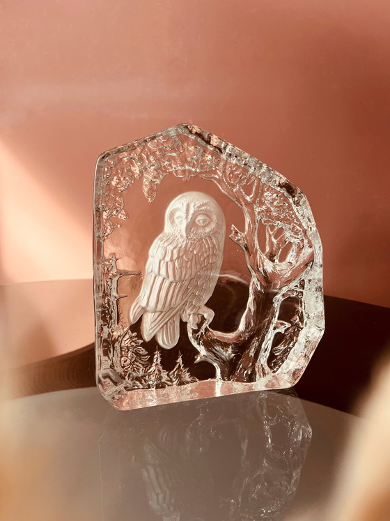 Image 1 of Goebel uil in glas