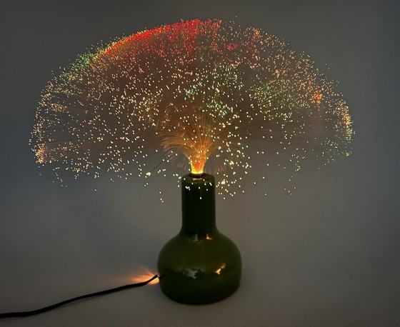 Image 1 of LAMPADA IN FIBRA DI VETRO LAMPADA IN FIBRA DI VETRO anni '70 Colorata