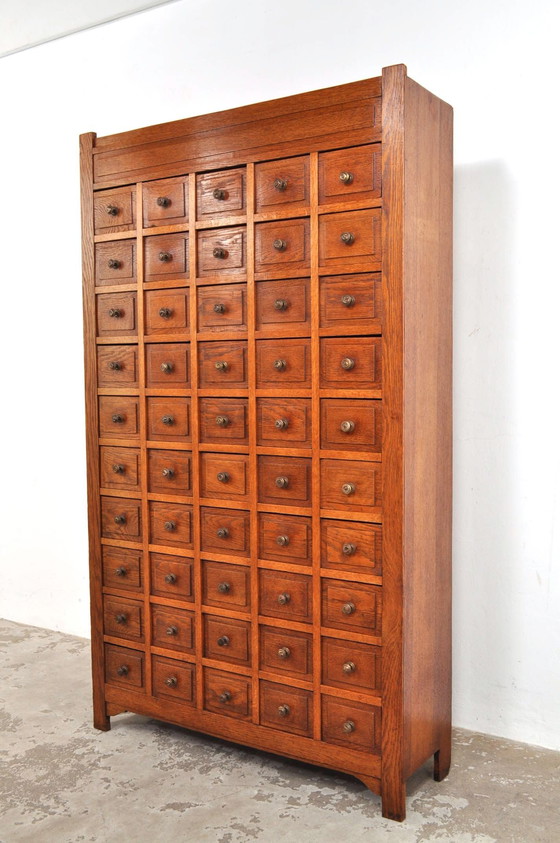Image 1 of Antique oak chest of drawers 1900s