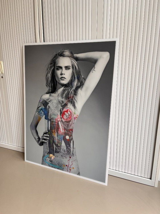 Image 1 of Arno Elias – I’m Not A Trophy-serie - Cara Elephant