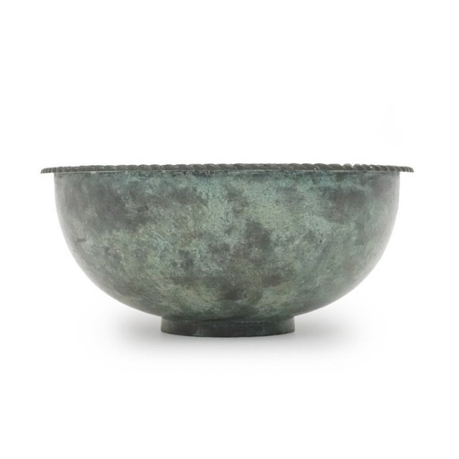 Patinated bronze bowl, 1930s