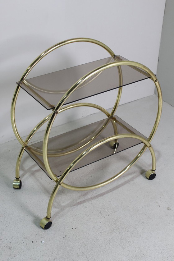 Image 1 of Vintage bar cart, serving trolley from the 1970s
