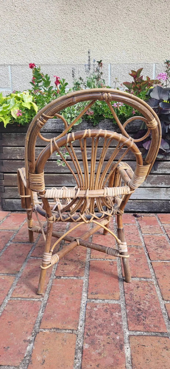 Sillón infantil de ratán – Mecedoras, Wicker, Rattan (photo 5 of 7)