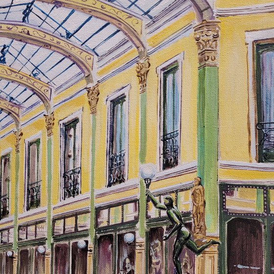 Image 1 of “Pasaje Gutiérrez, Valladolid” José A. Herrero – Pintura Contemporánea