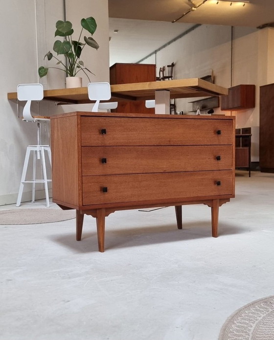 Cassettiera Mid Century – Credenze, Legno, Vintage (photo 15 of 17)